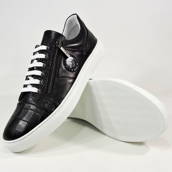 🇮🇹 GOOD MAN 🇮🇹 MEN'S LEATHER SNEAKERS - Picture 7 of 8